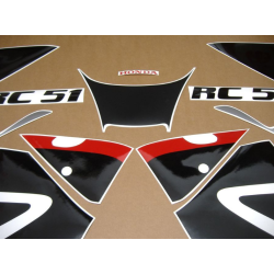 SUZUKI HAYABUSA 2008 - DARK BLUE VERSION DECALS