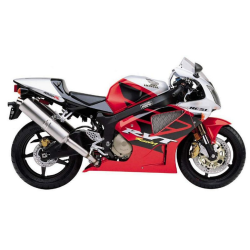 Honda RVT 1000R 2003 - RED/SILVER VERSION DECALS