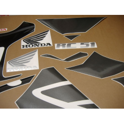 SUZUKI HAYABUSA 2008 - DARK BLUE VERSION DECALS