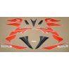 Honda CBR 125R 2009 - BLACK/RED VERSION DECALS