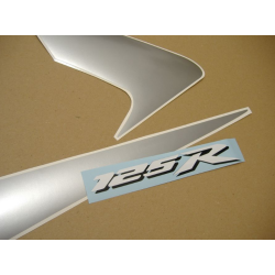 Honda CBR 125R 2009 - BLACK/SILVER VERSION  DECALS