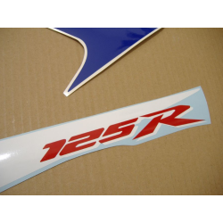 Honda CBR 125R 2009 - BLACK/SILVER VERSION  DECALS