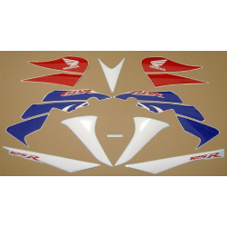 Honda CBR 125R 2009 - BLACK/SILVER VERSION  DECALS