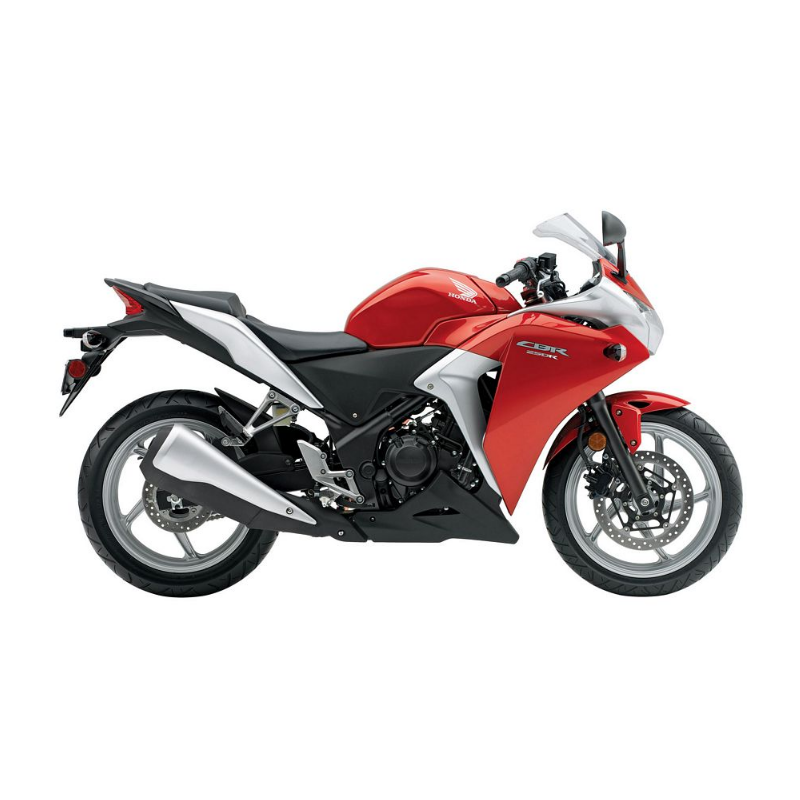 Honda CBR 250R 2011 - RED/SILVER VERSION DECALS