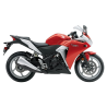 Honda CBR 250R 2011 - RED/SILVER VERSION DECALS