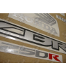 Honda CBR 250R 2011 - RED/SILVER VERSION DECALS