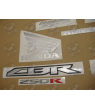 Honda CBR 250R 2011 - RED/SILVER VERSION DECALS