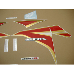 Honda CBR 250R 2012 - WHITE/BLUE VERSION DECALS