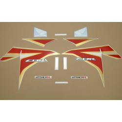 Honda CBR 250R 2012 - WHITE/BLUE VERSION DECALS