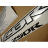 SUZUKI HAYABUSA 2008 - DARK BLUE VERSION DECALS