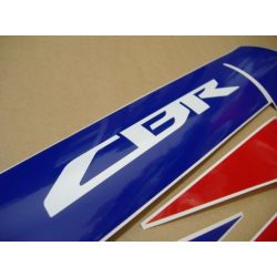 Honda CBR 250R 2013 - WHITE/RED/BLUE VERSION DECALS