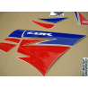 Honda CBR 250R 2013 - WHITE/RED/BLUE VERSION DECALS