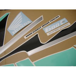 Honda CBR 600 F2 - BLACK/PINK/GREEN VERSION DECALS