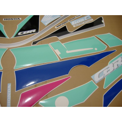 Honda CBR 600 F2 - BLACK/PINK/GREEN VERSION DECALS