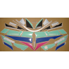 Honda CBR 600 F2 - BLACK/PINK/GREEN VERSION DECALS