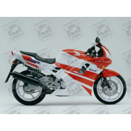 Honda CBR 600 F2 - WHITE/RED VERSION DECALS