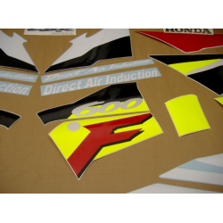 Honda CBR 600 F3 1996 - WHITE/RED/BLACK VERSION DECALS
