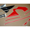 SUZUKI HAYABUSA 2008 - DARK BLUE VERSION DECALS