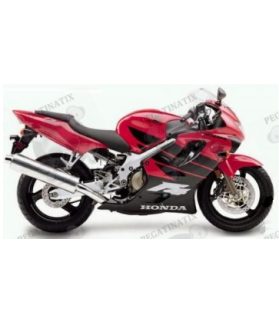 Honda CBR 600 F4 1999 - RED/BLACK VERSION DECALS (Compatible Product)