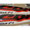SUZUKI HAYABUSA 2008 - DARK BLUE VERSION DECALS