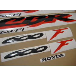 Honda CBR 600 F4 1999 - SILVER VERSION DECALS