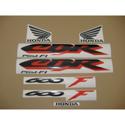 Honda CBR 600 F4 1999 - SILVER VERSION DECALS