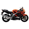 SUZUKI HAYABUSA 2008 - DARK BLUE VERSION DECALS