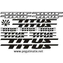 Sticker decal bike cycle TITUS