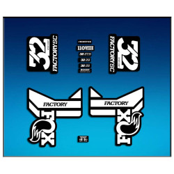 ROCKSHOX SID BRAIN 2018 BLACK FORK DECALS KIT