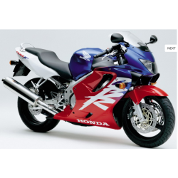 Honda CBR 600 F4 2000 - RED/WHITE/BLUE VERSION DECALS