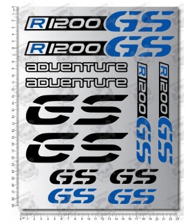 Stickers decals for BMW R1200GS (Compatible Product)