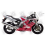 HONDA CBR 600 F4 YEAR 2000 SILVER/RED (Compatible Product)