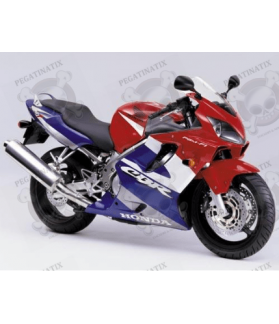 HONDA CBR 600 F4 2001 RED/BLUE/WHITE VERSION STICKER SET (Compatible Product)