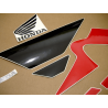 HONDA CBR 600 F4 2006 VERSION ROJO/NEGRO STICKER SET