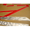 HONDA CBR 600 F4 2006 VERSION ROJO/NEGRO STICKER SET