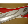 HONDA CBR 600 F4 2006 VERSION ROJO/NEGRO STICKER SET