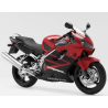 HONDA CBR 600 F4 2006 VERSION ROJO/NEGRO STICKER SET