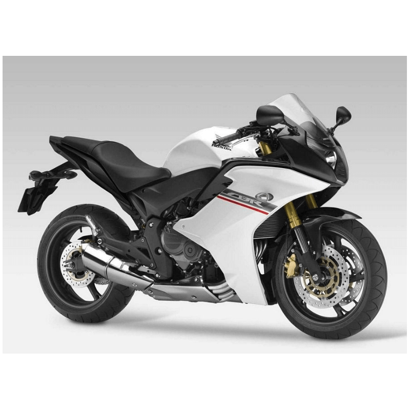 Stickers for HONDA CBR 600F 2012 WHITE/BLACK