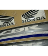 Stickers for HONDA CBR 600F 2013 - WHITE/BLUE