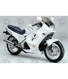 STICKER KIT FOR HONDA VFR 750 1987 WHITE VERSION (Compatible Product)