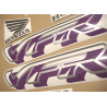 STICKERS SET HONDA VFR 750 1995 BLACK VERSION