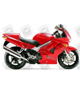 STICKERS SET HONDA VFR 800I 1998 RED EUROPEAN VERSION (Compatible Product)