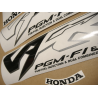STICKERS SET HONDA VFR 800I YEAR 1998 VERSION EUROPEA PLATA