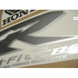 STICKERS SET HONDA VFR 800I YEAR 1999 BLACK EUROPEAN VERSION