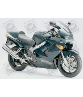 STICKERS SET HONDA VFR 800I YEAR 1999 GREEN US VERSION (Compatible Product)
