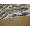 STICKERS SET HONDA VFR 800I YEAR 1999 YELLOW US VERSION