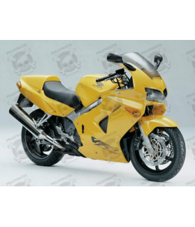 STICKERS SET HONDA VFR 800I YEAR 2000 YELLOW EUROPEAN VERSION (Compatible Product)