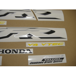 STICKERS SET HONDA VFR 800I YEAR 2002 VERSION ROJO