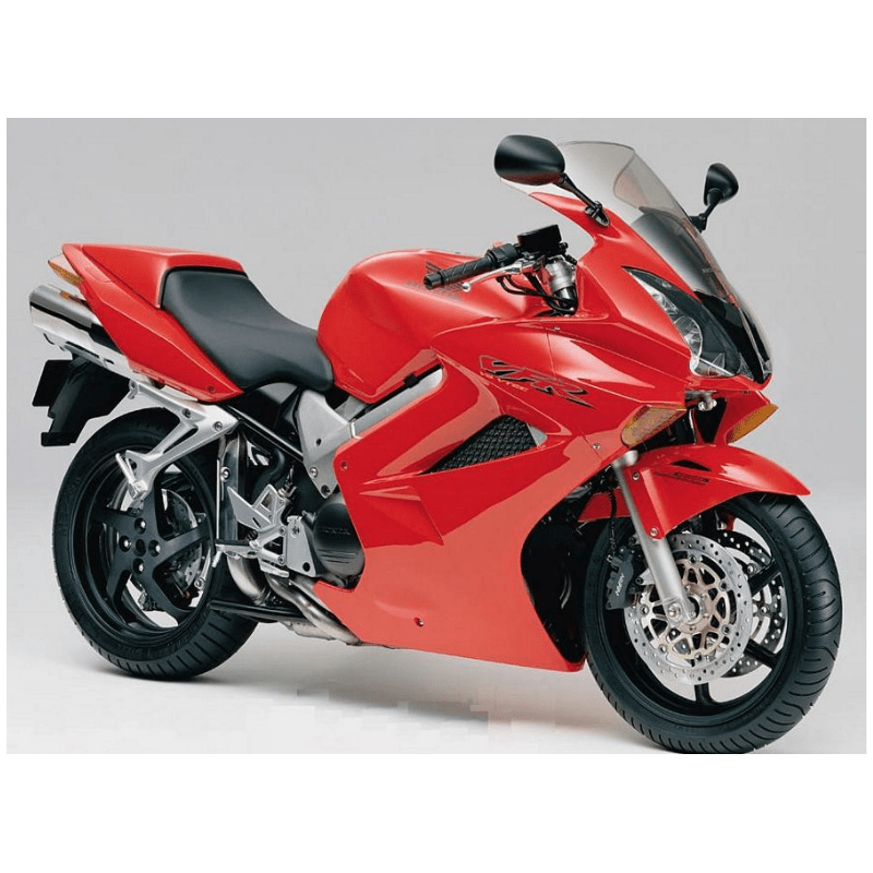 STICKERS SET HONDA VFR 800I YEAR 2002 VERSION ROJO