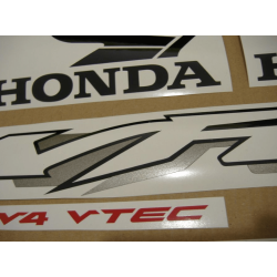 STICKERS SET HONDA VFR 800I YEAR 2002 SILVER VERSION